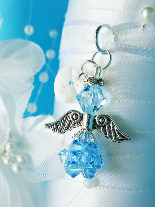 Something Blue Swarovski Crystal Angel