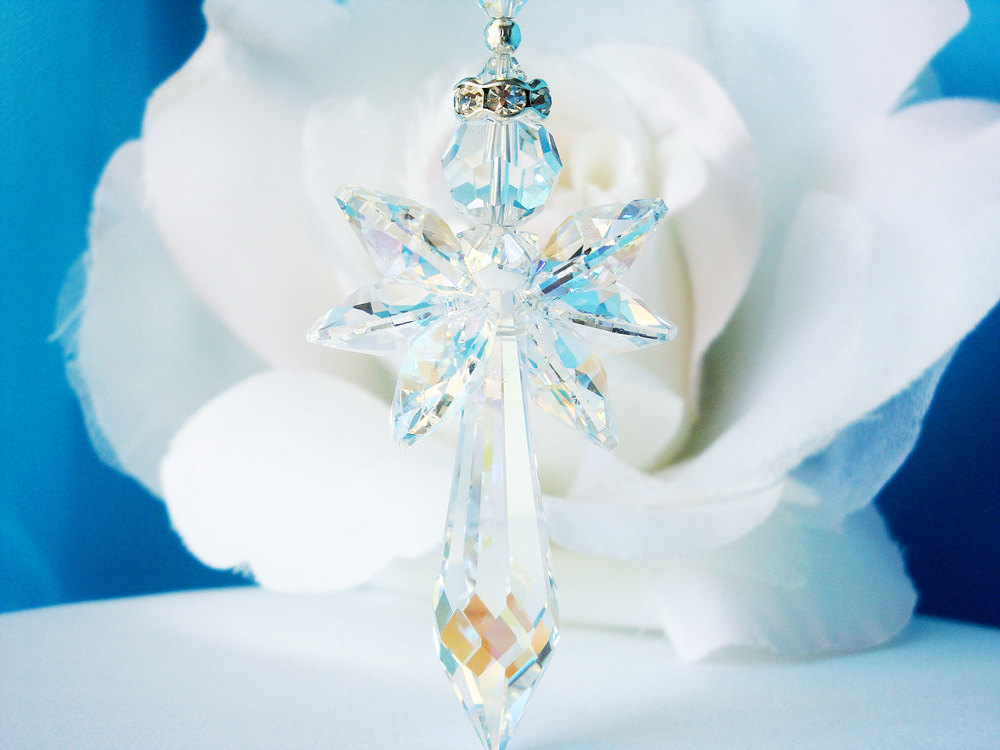 Rear view deals mirror angel charms