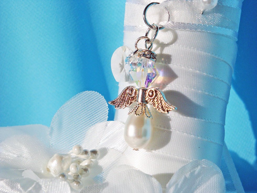 Swarovski Crystal Galactic Wedding Bouquet Charm
