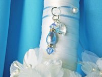 Something Blue Wedding Bouquet Charm