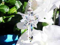 Swarovski Crystal Angel Suncatcher