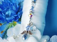 Something Blue Angel Bouquet Charm