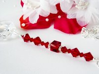 red rearview mirror charm