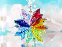 crystal suncatcher car charm