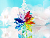 crystal rear view mirror charm