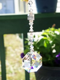 Crystal Suncatcher for Car Rear View Mirror