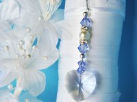 something blue wedding bouquet charm