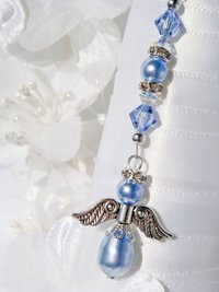 something blue bouquet charm