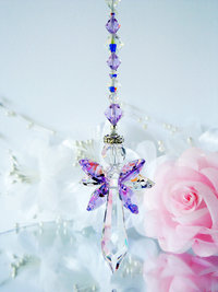 crystal angel suncatcher