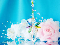 crystal angel suncatcher