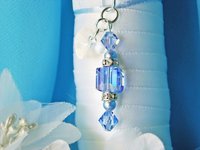 something blue bouquet charm