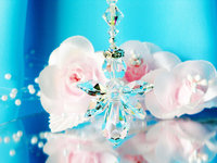 crystal rear view mirror charm