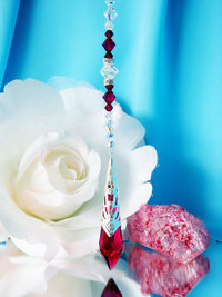 red rear view mirror charm