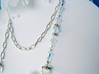 swarovski crystal car mirror charm
