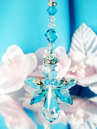 guardian angel rear view mirror charm