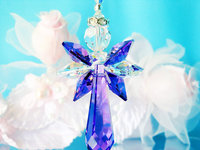 swarovski crystal angel suncatcher
