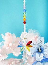 rainbow angel suncatcher