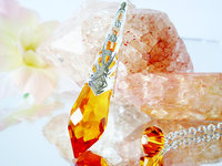 topaz crystal pendulum