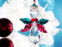 angel crystal christmas ornament