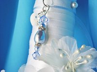 something blue bouquet charm