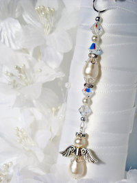 angel wedding bouquet charm