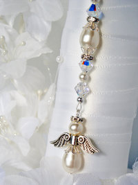 angel bridal bouquet charm