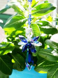 blue angel rear view mirror charm