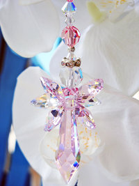 crystal angel suncatcher