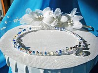Something Blue Anklet – Swarovski Crystal Ankle Bracelet for Bride & Wedding Gift