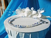 Something Blue Anklet – Swarovski Crystal Ankle Bracelet for Bride & Wedding Gift