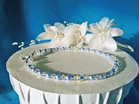Something Blue Anklet for Bride – Swarovski Crystal & Pearl Wedding Ankle Bracelet Gift