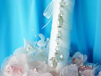 Wedding Bouquet Memorial Charm – White Angel Charm in Memory of Loved One, Bridal Shower Gift for Bride
