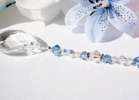 Crystal Ceiling Fan Pull Chain – Swarovski Light Pull in Multiple Colors | Housewarming Gift