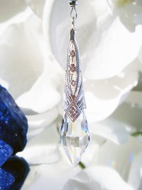 Crystal Rearview Mirror Charm – Sparkling Suncatcher Car Decor Accessory - Car Mirror Hanger