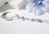 Crystal Ceiling Fan Pull Chain – Swarovski Light Pull in Multiple Colors | Housewarming Gift