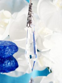 Crystal Ceiling Fan Pull Chain – Asfour Pendant Light Pull, Chandelier Accent & Housewarming Gift 