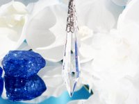 Crystal Ceiling Fan Pull Chain – Asfour Pendant Light Pull, Chandelier Accent & Housewarming Gift 