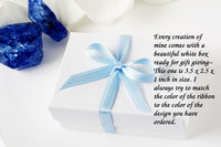 Something Blue Wedding Bouquet Charm, Swarovski Crystal Angel Bridal Bouquet Charms, Bridal Shower Gift