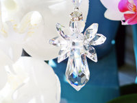 Guardian Angel Suncatcher created with Swarovski Crystals
