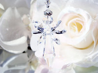 Crystal Angel Suncatcher Car Charm, Swarovski Crystal Rear View Mirror Charm