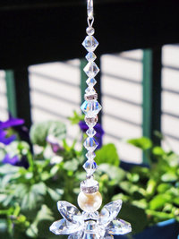Angel Car Charm created with Swarovski Crystals