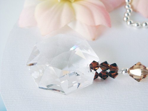 swarovski crystal fan pull chain