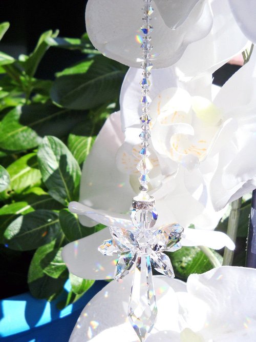Swarovski Crystal Angel Suncatcher