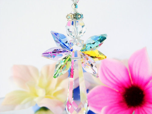 crystal suncatcher car charm