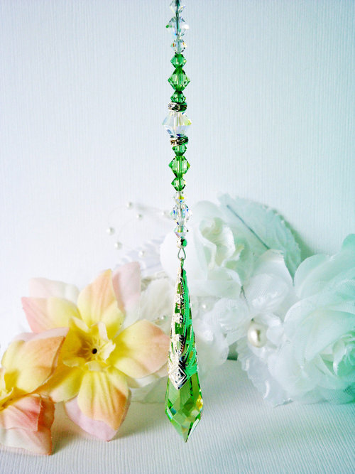 green rear view mirror charm