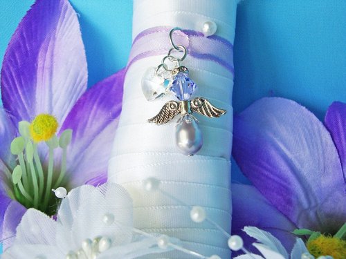 angel wedding bouquet charm