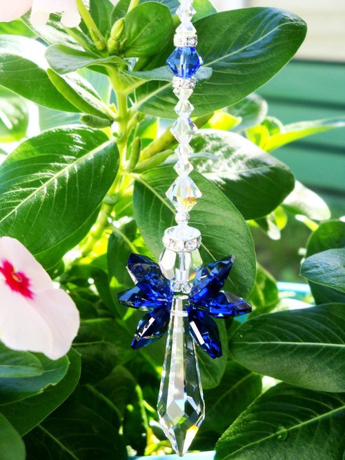 angel rearview mirror charm
