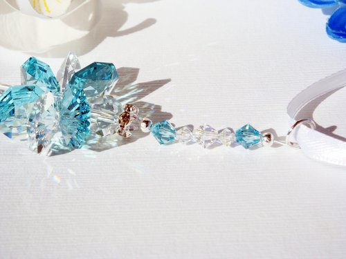 Crystal Angel Car Charm for Rearview Mirror