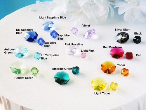 color chart for angel car charms