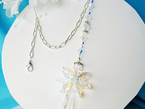 crystal rear view mirror charm